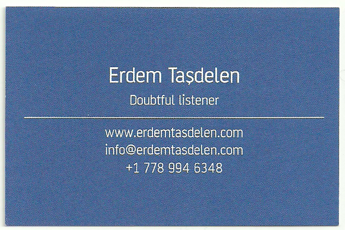 Erdem Taşdelen - Erdem Taşdelen (2011)